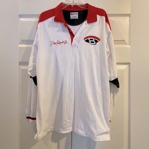 Chase Authentics Dale Earnhardt Jr Large Long Sleeve Polo Shirt